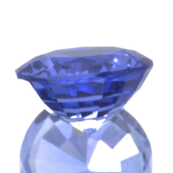 0,65 ct blauer Saphir im Ovalschliff 5,12 x 3,08 mm