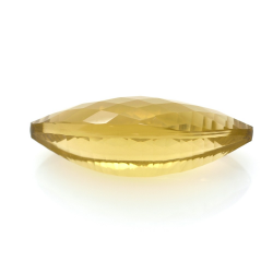 56.57ct Citrine Marquise Concave Chessboard