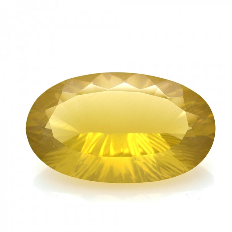 68.70ct Citrine Oval Concave