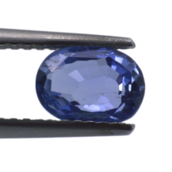 1.35ct Zafiro Azul Talla Oval 7.29x5.38mm