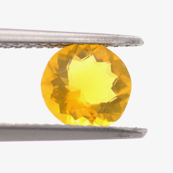 0.74ct Fire Opal Round Cut