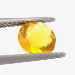 0.74ct Fire Opal Round Cut