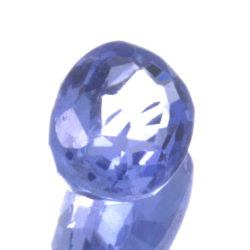 Saphir bleu 1,35 ct taille ovale 7,29x5,38 mm