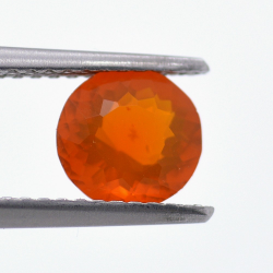 0.76ct Fire Opal Round Cut