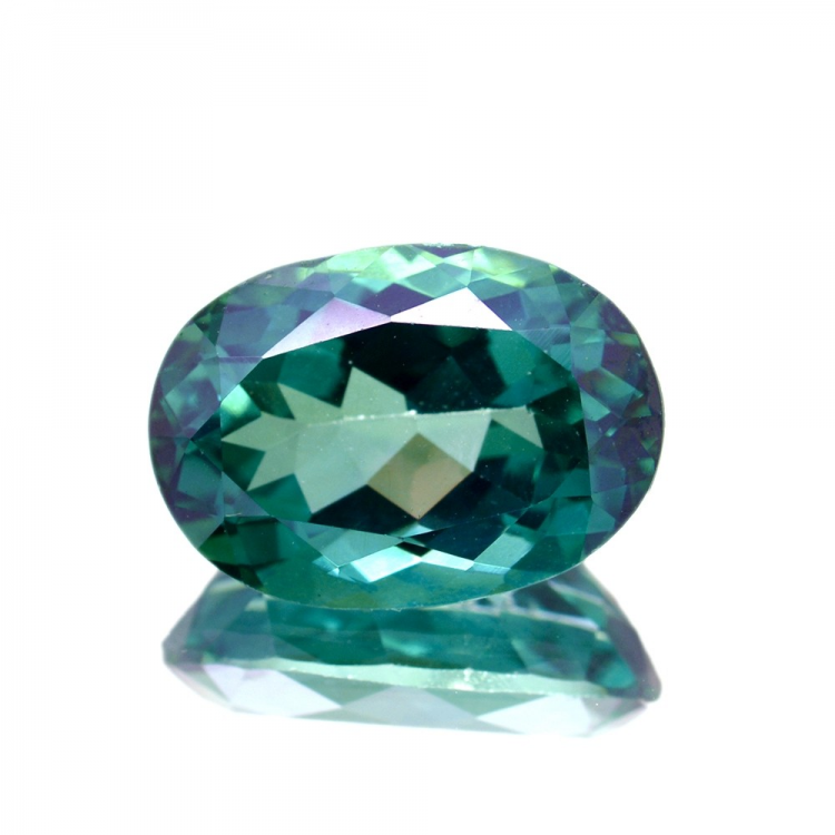 7.85ct Topaze Verte Taille Ovale