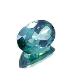 7.85ct Green Topaz Oval Cut