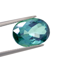 7.85ct Green Topaz Oval Cut