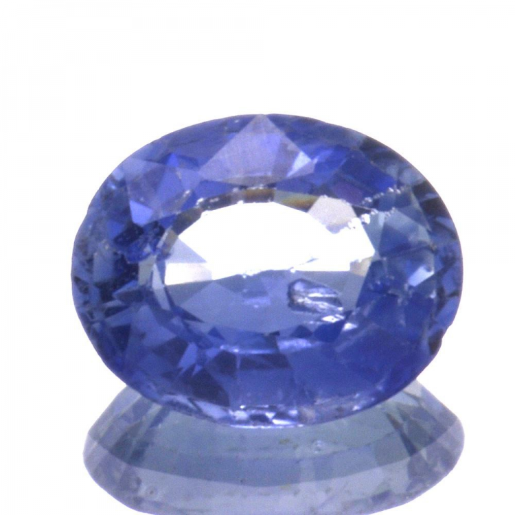 1,40 ct. Saphir bleu taille ovale 7,72x6,44 mm