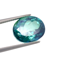 9.72ct Green Topaz Oval Cut