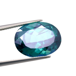 16.26ct Green Topaz Oval Cut