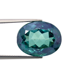 12.95ct Green Topaz Oval Cut