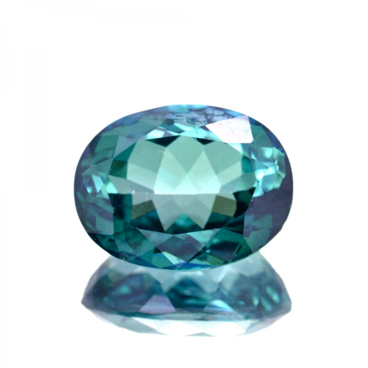 14.00ct Green Topaz Oval Cut