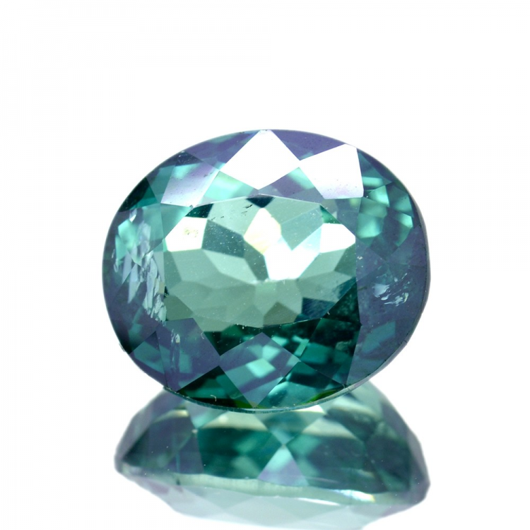 12.34ct Green Topaz Oval Cut