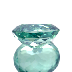 9.28ct Topaze Verte Taille Ovale