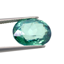 9.28ct Topazio Verde Taglio Ovale