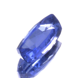 Taglio a cuscino in zaffiro blu da 1,04 ct, 7,62 x 3,83 mm