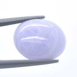 15.96ct Violet Jade Cabochon Oval Cut