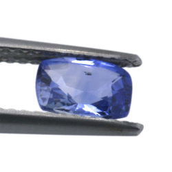 0.94ct Zafiro Azul Talla Cojín 6.55x5.04mm