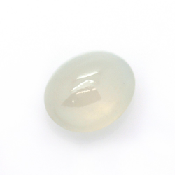 3.45ct Icy Giada Taglio Cabochon Ovale