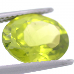 3.52ct Peridot Oval Cut