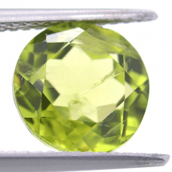 3.27ct Peridot Round Cut