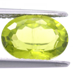 2.91ct Peridot Oval Schnitt