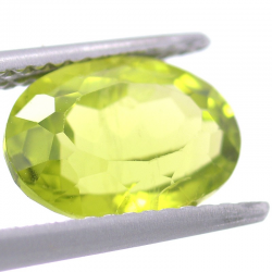 2.91ct Peridot Oval Cut