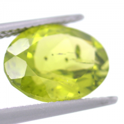 4.12ct Peridot Oval Cut