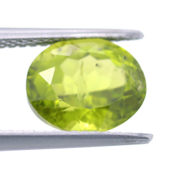 3.35ct Peridot Oval Cut