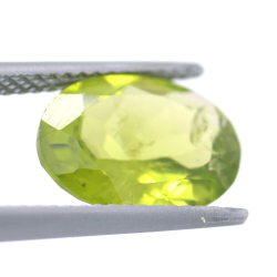 3.59ct Peridot Oval Schnitt