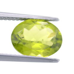 3.25ct Peridot Oval Cut