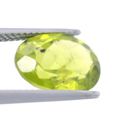 4.16ct Peridot Oval Cut