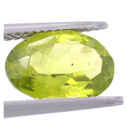 2.73ct Peridot Oval Cut