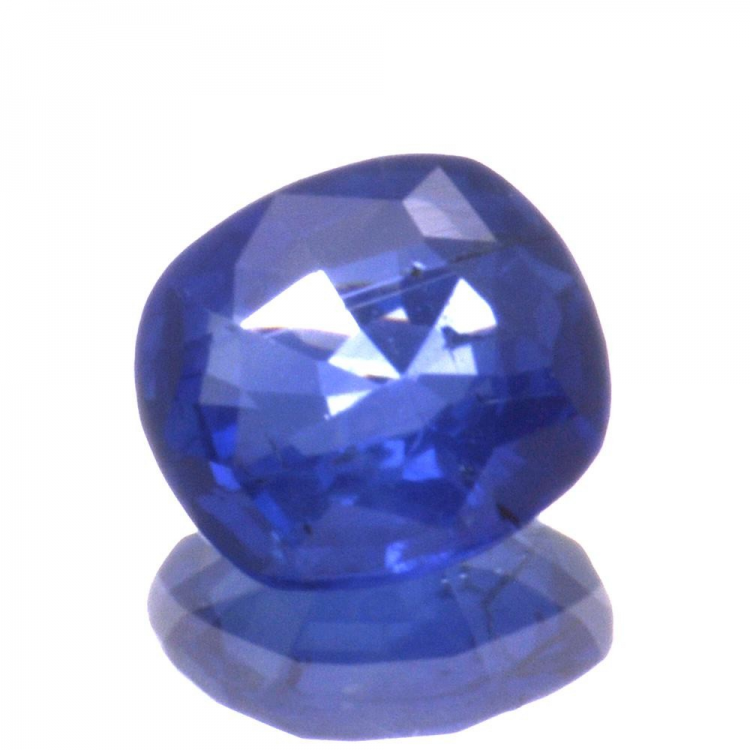 Taglio a cuscino in zaffiro blu da 0,62 ct, 5,46 x 4,94 mm