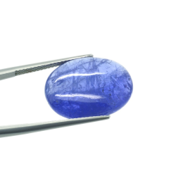 16.72ct Tanzanite Taglio Cabochon Ovale 20,22x15,17mm