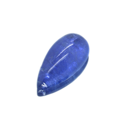 11.19ct Tansanit Cabochon Birne Schnitt 20,44x10,64mm