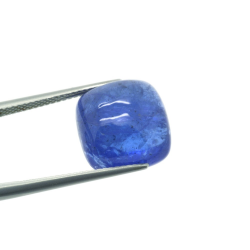 13.61ct Tanzanite Cabochon Square Cut 12,99x13,11mm