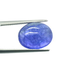 8.27ct Tanzanite Taglio Cabochon Ovale 13,81x10,74mm