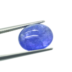 8.27ct Tanzanite Cabochon Oval Cut 13,81x10,74mm