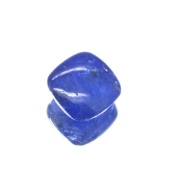 10.07ct Tanzanite Cabochon Square Cut 12,23x12,23mm