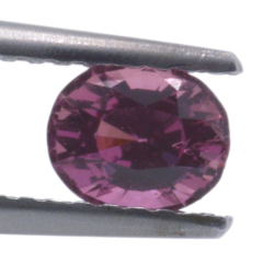 0,79 ct Padparadscha-Saphir im Ovalschliff 5,59 x 4,72 mm