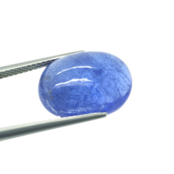 11.17ct Tanzanite Cabochon Oval Cut 15,90x11,42mm