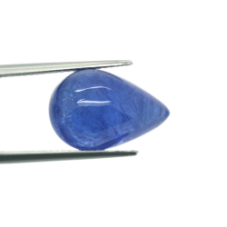 12.69ct Tanzanite Pear Cabochon Cut 16.65x11.26mm