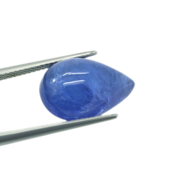 12.69ct Tanzanite Pear Cabochon Cut 16.65x11.26mm