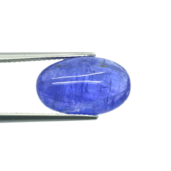 8.89ct Tansanit Cabochon Oval Schnitt 16,27x10,27mm