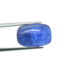 9.87ct Tanzanite Taglio Cabochon Baguette 15,94x10,43mm