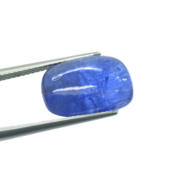 9.87ct Tanzanite Taille Cabochon Baguette 15,94x10,43mm