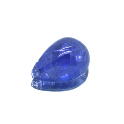 12.13ct Tanzanite Cabochon Pear Cut 16,09 x 11,25