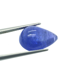 12.13ct Tanzanite Cabochon Pear Cut 16,09 x 11,25