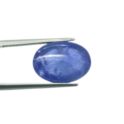 10.44ct Tanzanite Taille Cabochon Ovale 15,01x10,75mm